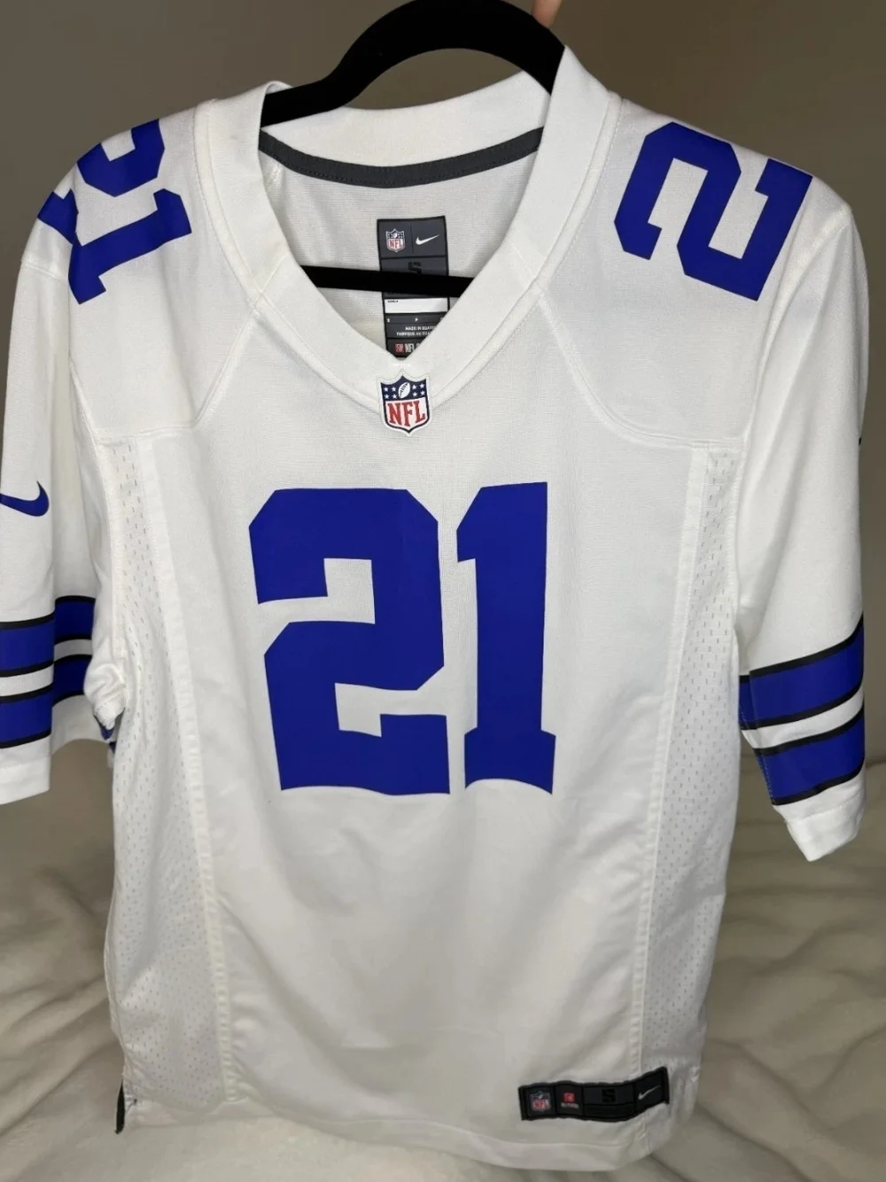 Nike Dallas Cowboys Ezekiel Elliott #21 NFL Jersey Men’s S White